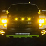 2010-2014 Ford Raptor Gen 1 Dual Function Fog Light Kit with amber DRL installed, upgraded Ford Raptor Gen 1 fog light system