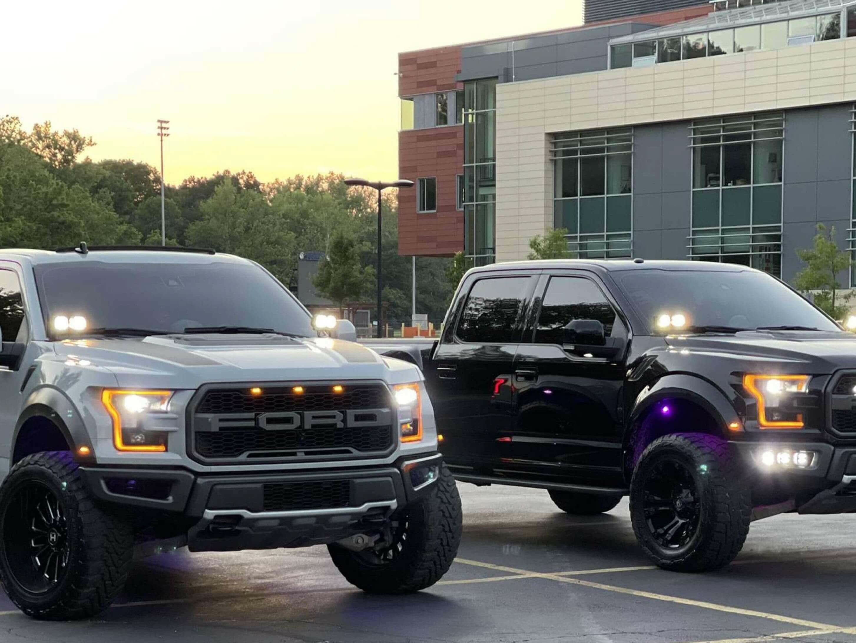 2017 2018 2019 2020 FORD RAPTOR HOOD MOUNT/DITCH LIGHTS - M&R Automotive