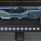2019 2020 2021 blue chevrolet Silverado one 30in light bar behind the grille M&R Automotive