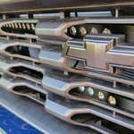 2019 2020 2021 Chevrolet Silverado two 40in light bars behind the grille - M&R Automotive
