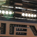 2019 2020 2021 blue chevrolet Silverado one white 30in light bar behind the grille M&R Automotive