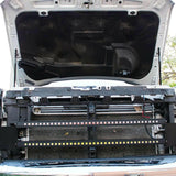 2020 2021 2022 2023 Chevrolet Silverado 2500/3500HD two 40in light bars showing black metal bracket - M&R Automotive