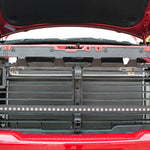 2020 2021 2022 2023 red GMC Sierra 2500 and 3500HD two 40in Light Bars behind the grille with hood up