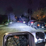 2021 2022 2023 ford bronco light output in the dark of hood mount ditch lights M&R Automotive