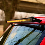 2021 2022 2023 red ford bronco with amber 40in roof light bar M&R Automotive