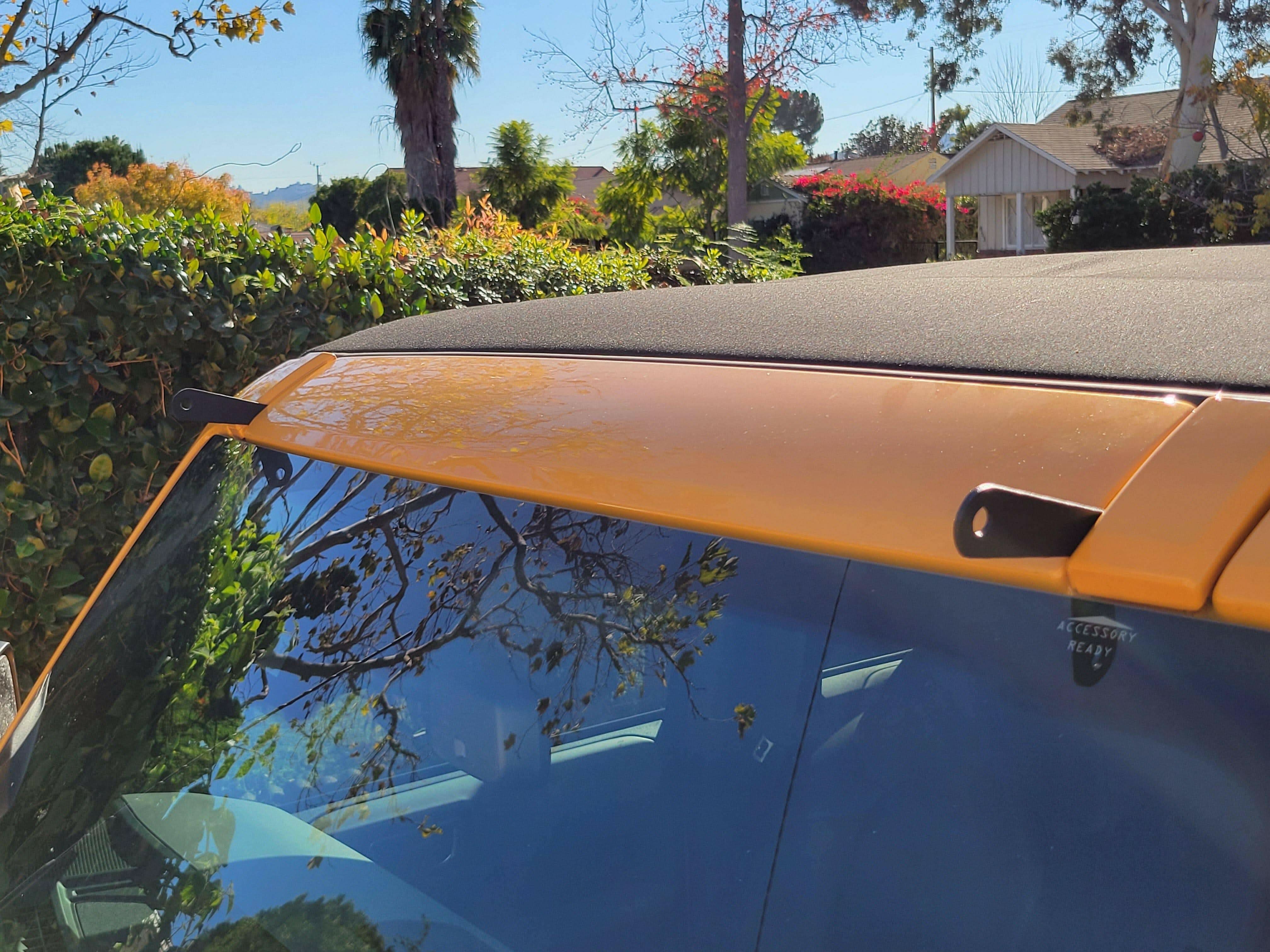 2021 2022 2023 cyber orange roof brackets for 40in roof light bar M&R Automotive