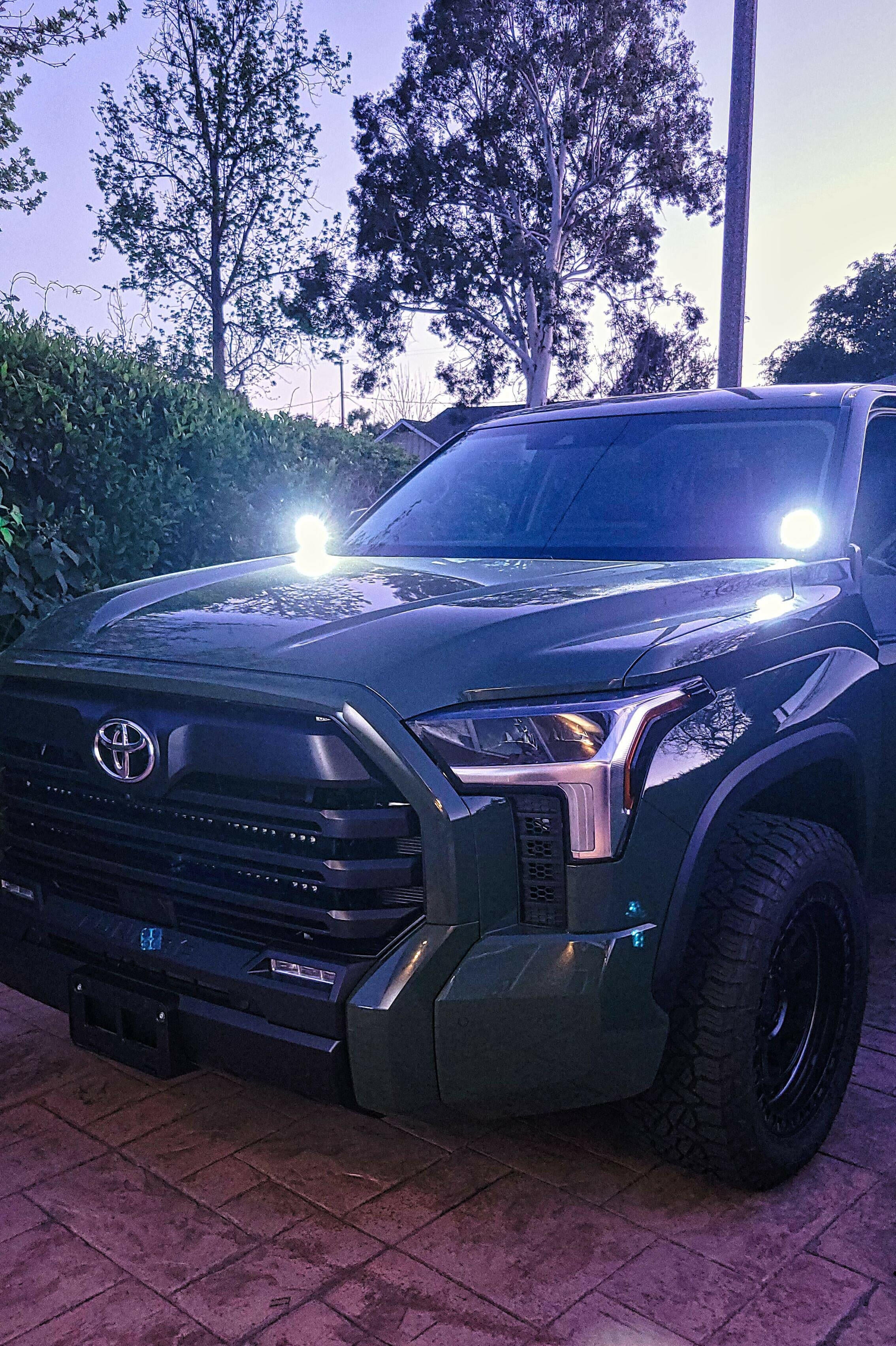 2022 2023 TOYOTA TUNDRA HOOD MOUNT/DITCH LIGHT KIT - M&R Automotive