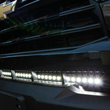 2021-2023 black Chevrolet Colorado one 40in Light Bar behind grille white color - M&R Automotive