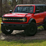 2021 2022 2023 red ford bronco with amber 40in roof light bar M&R Automotive