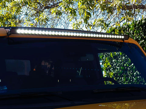 2021 2022 2023 cyber orange ford bronco white 40in roof light bar M&R Automotive
