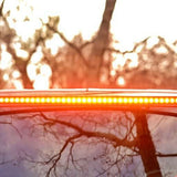 2021 2022 2023 red ford bronco with amber 40in roof light bar M&R Automotive