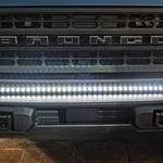 2021 2022 2023 Ford Bronco Capable Bumper one white 40in Light Bar - M&R Automotive