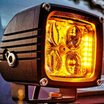 40watt dual function light pod ditch lights hood mount kit