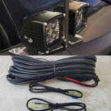 2021 2022 2023 ford bronco two 40watt light pods and wiring harness