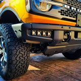 2021 2022 2023 2024 cyber orange ford bronco modular bumper dual function fog light kit