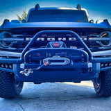 2021 2022 2023 2024 blue ford bronco modular bumper dual function fog light kit