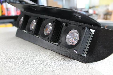 20watt light pod cubes in metal bracket