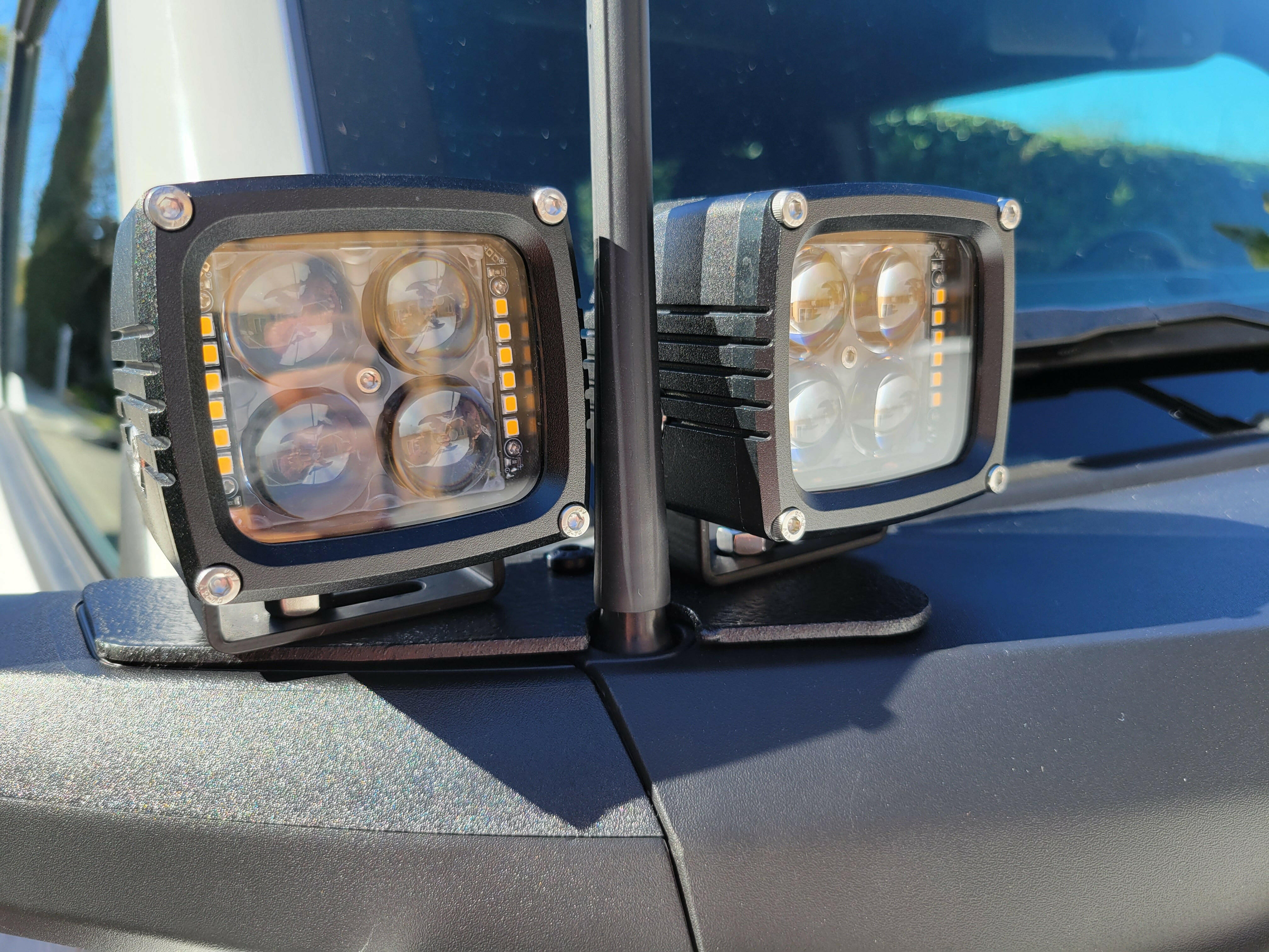 2022 2023 Ford Bronco Raptor Hood Mount/Ditch Lights/Pillars - M&R Automotive