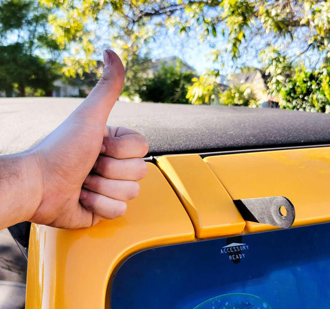 2021 2022 2023 cyber orange ford bronco with thumbs up M&R Automotive