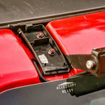 2021 2022 2023 red ford bronco with black metal brackets for roof bar M&R Automotive