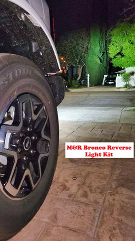 2021 2022 2023 FORD BRONCO TAILGATE, REVERSE, CHASE LIGHT KIT - M&R Automotive