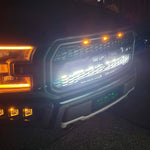 ford raptor generation 2 with 1 white 40in behind the grille light bar