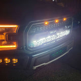 ford raptor generation 2 with 1 white 40in behind the grille light bar