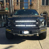 2017-2020 Ford Raptor Gen 2 Dual 40s Ford Raptor Gen 2 Light Bars front grille bolt-on slim fit