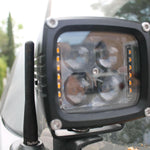 upclose 40watt square light pod for hood mount kit ford raptor generation 2 2019 2020 