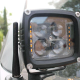 upclose 40watt square light pod for hood mount kit ford raptor generation 2 2019 2020 