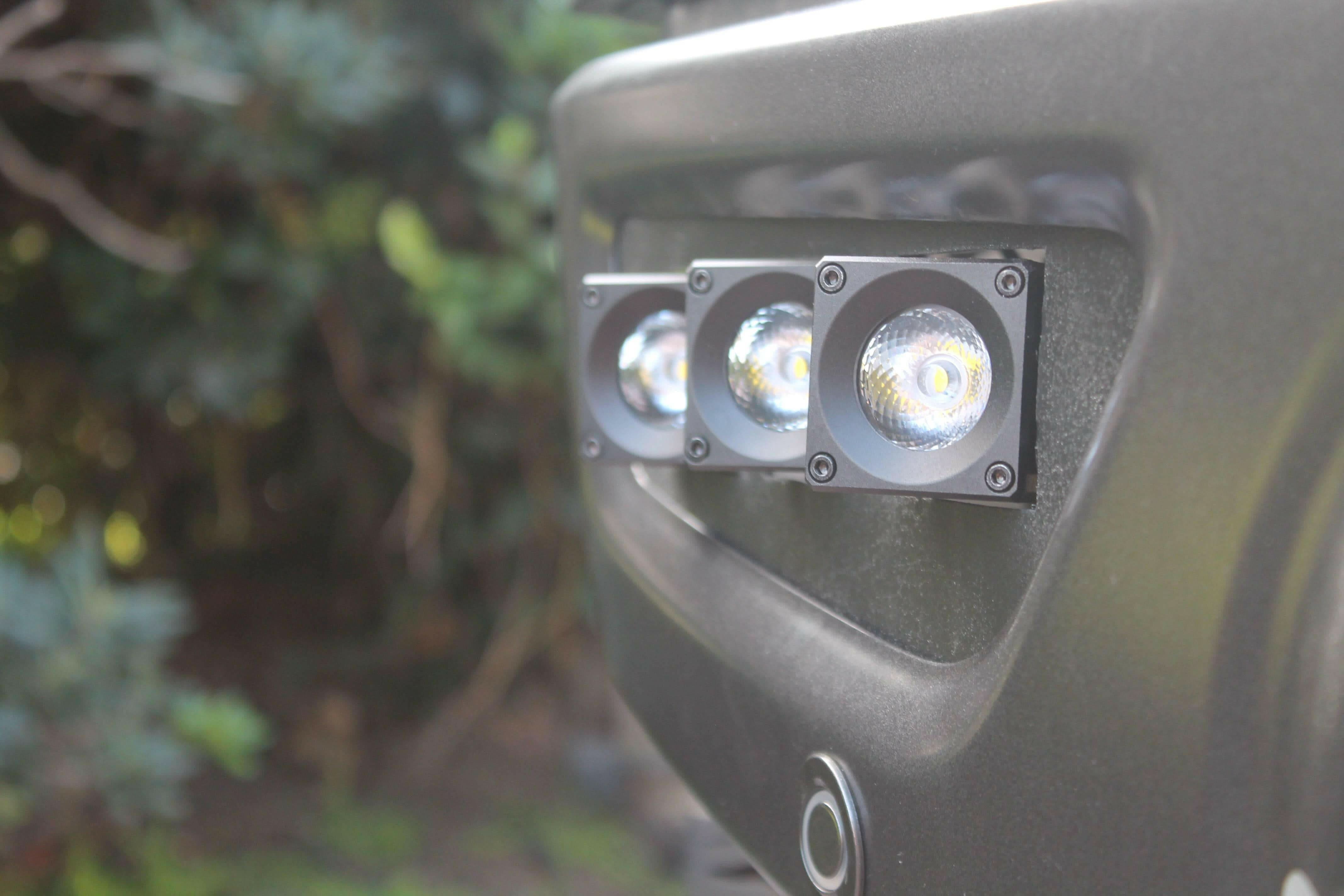 up close view gray 2021 2022 2023 ford raptor generation 3 of 3 white 20watt squares