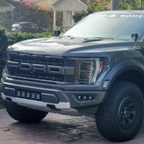  gray 2021 2022 2023 ford raptor generation 3 with fog lights