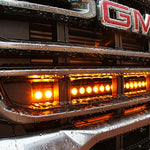 2021 2022 2023 GMC Canyon one amber 30in Light Bar behind the grille M&R Automotive