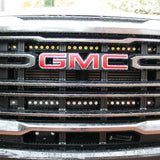 2021 2022 2023 GMC Canyon two 30in light bars behind grille by M&R Automotive