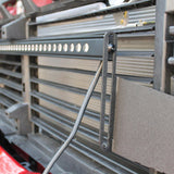 2020 2021 2022 2023 GMC Sierra 2500/3500HD one 40in Light Bar showing black metal bracket - M&R Automotive