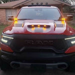 2019 2020 2021 2022 2023 red RAM 1500 TRX ditch lights amber - M&R Automotive