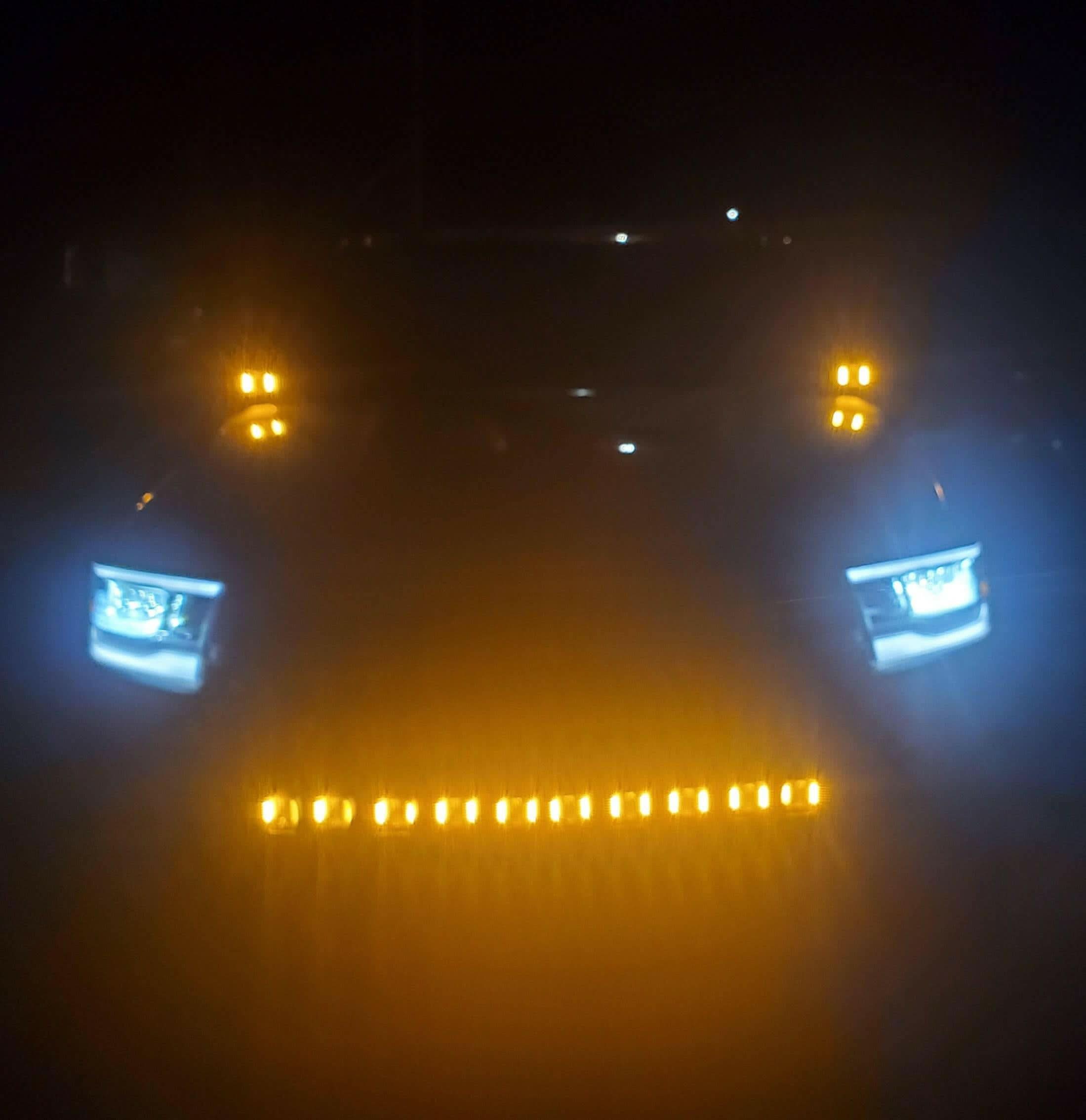 2019 2020 2021 2022 2023 RAM 1500 TRX pillar lights amber color - M&R Automotive